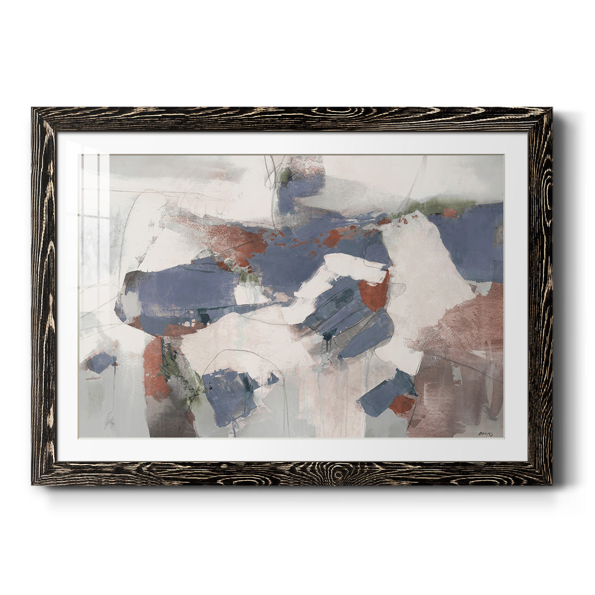 Coral Abstract-Premium Framed Print - Ready to Hang