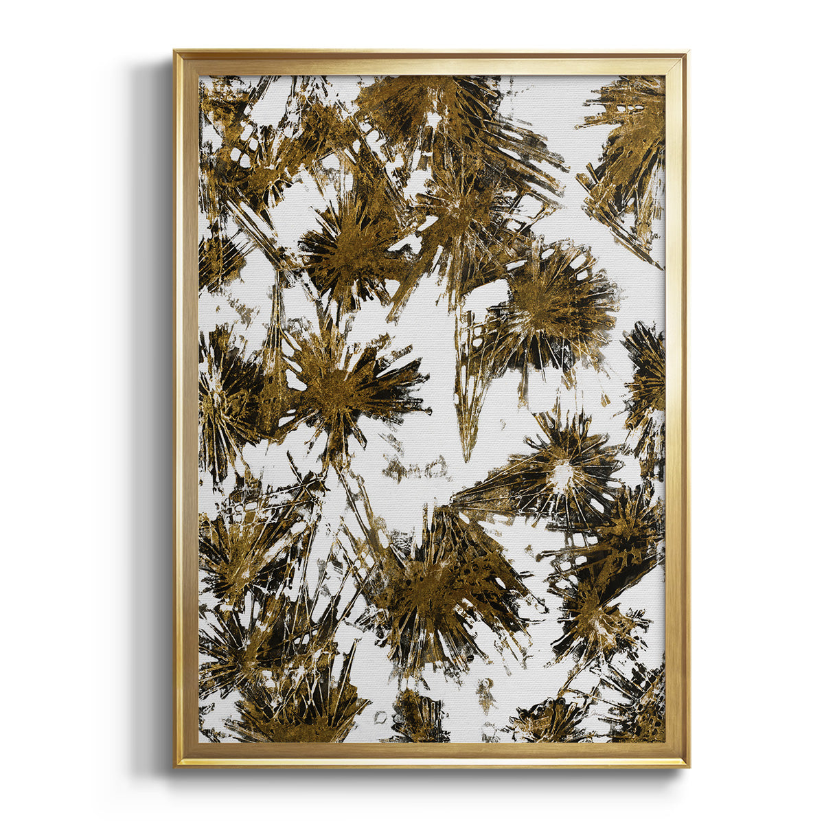 Sepia Botanical Journal I - Modern Framed Canvas Print