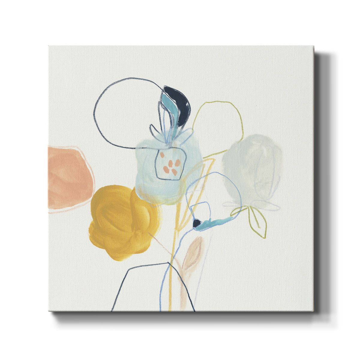 Contour Garden IV - Canvas Art Print