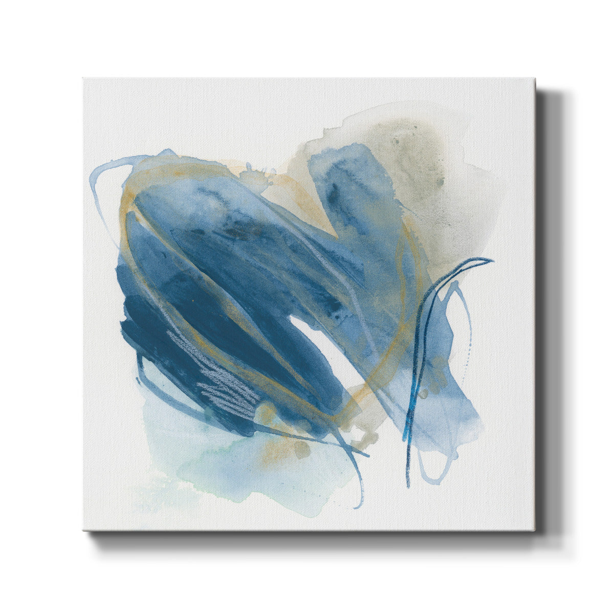 Blue Interference I - Canvas Art Print