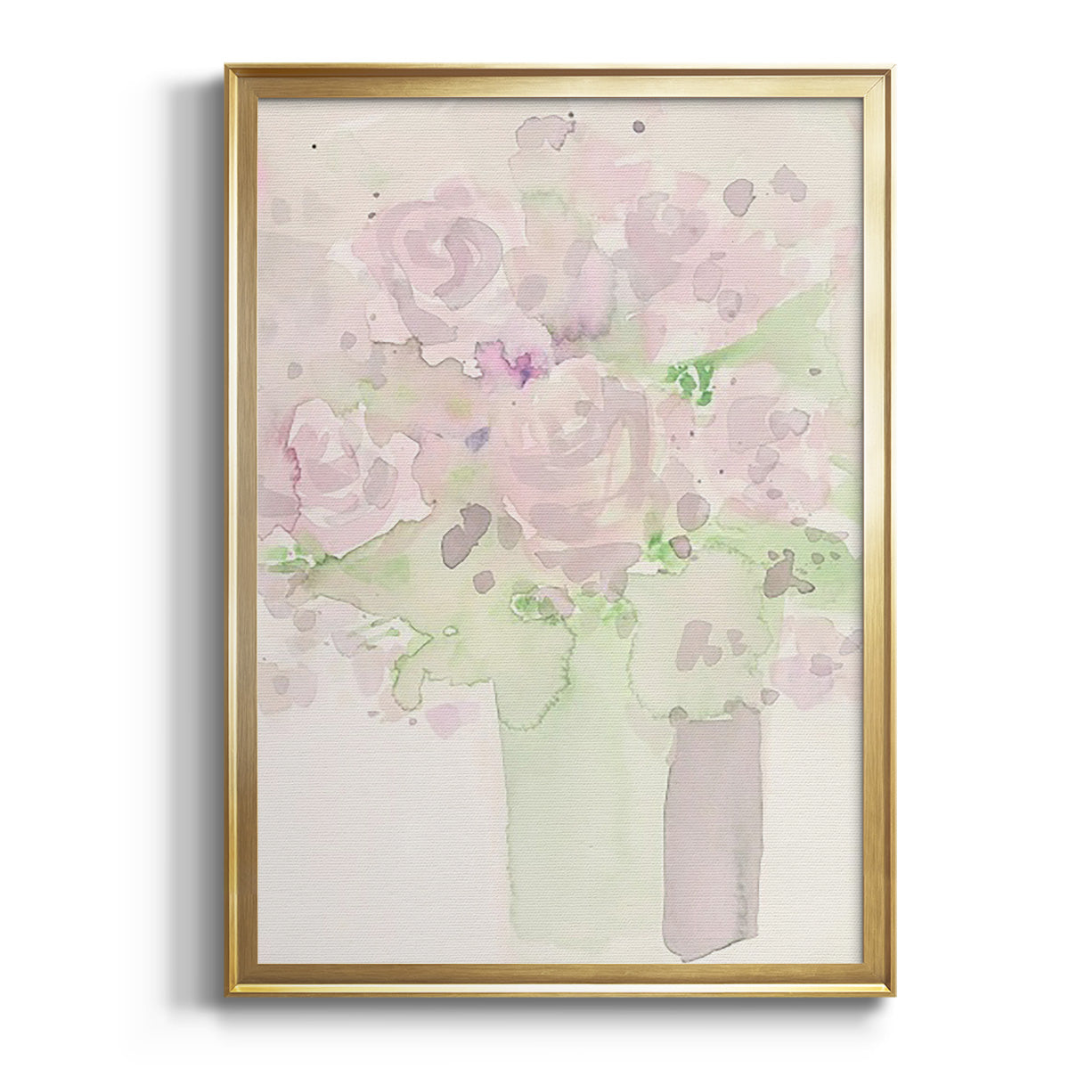 Sepia Botanical Journal I - Modern Framed Canvas Print