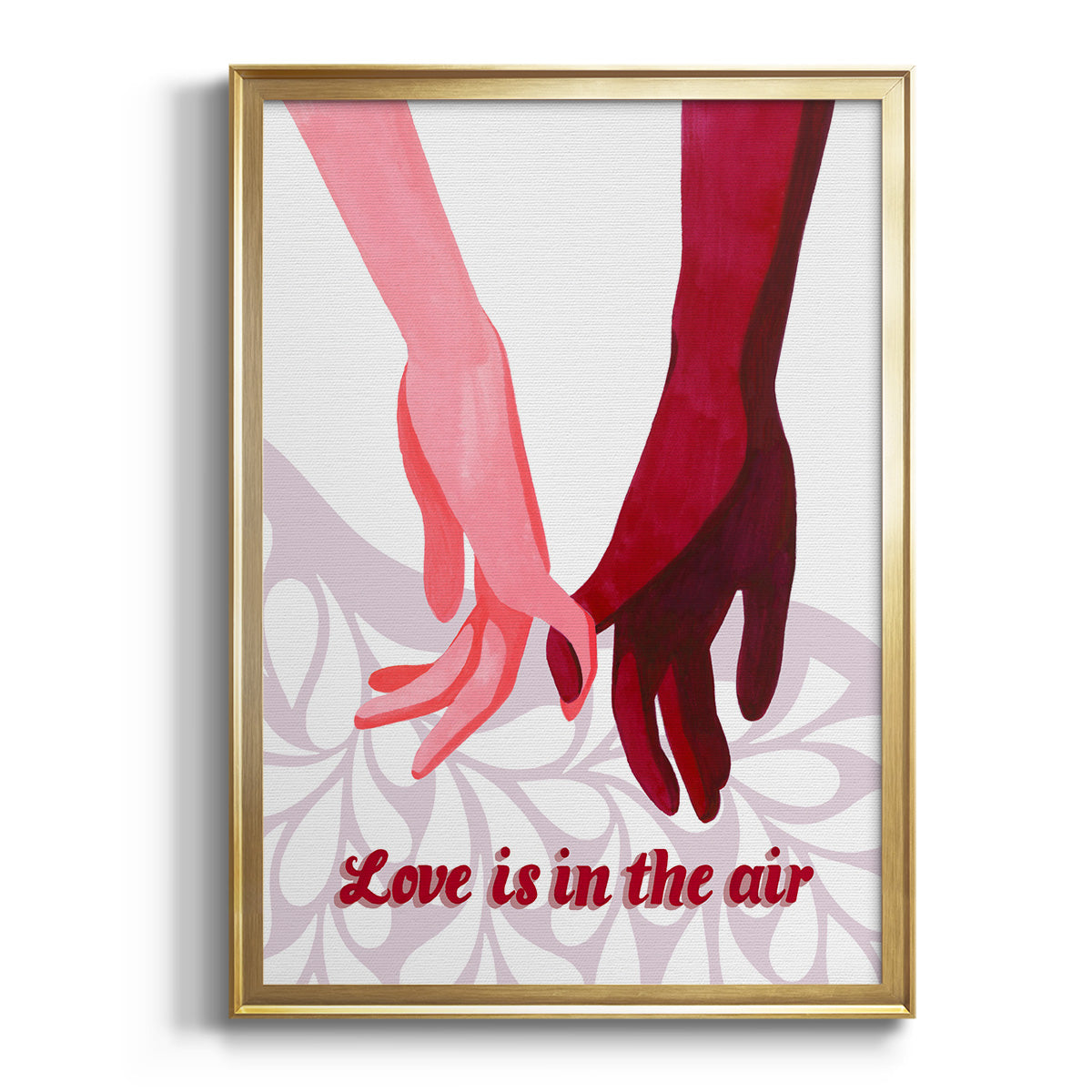 Soft Half Shell I - Modern Framed Canvas Print