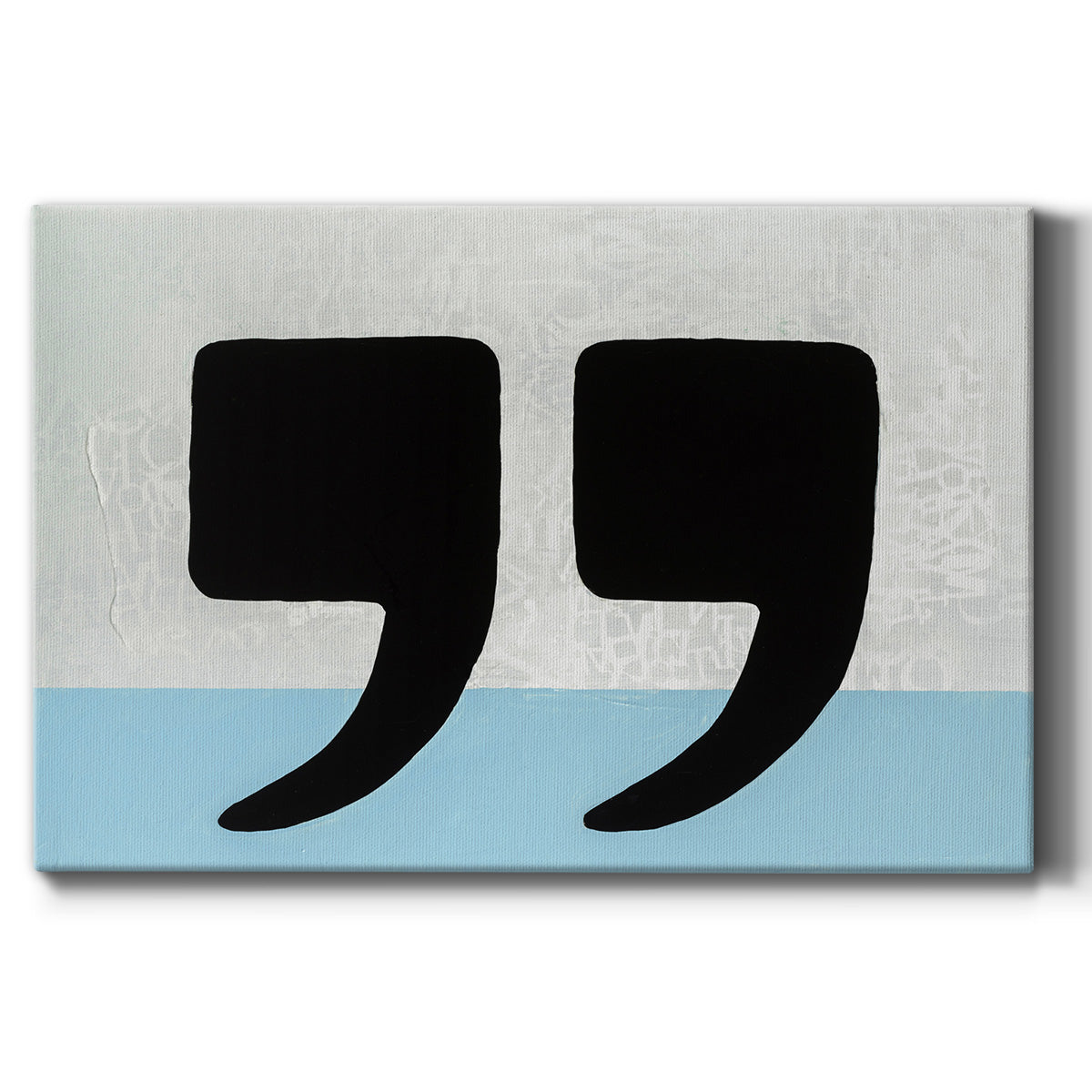 He said She said - Canvas Art Print