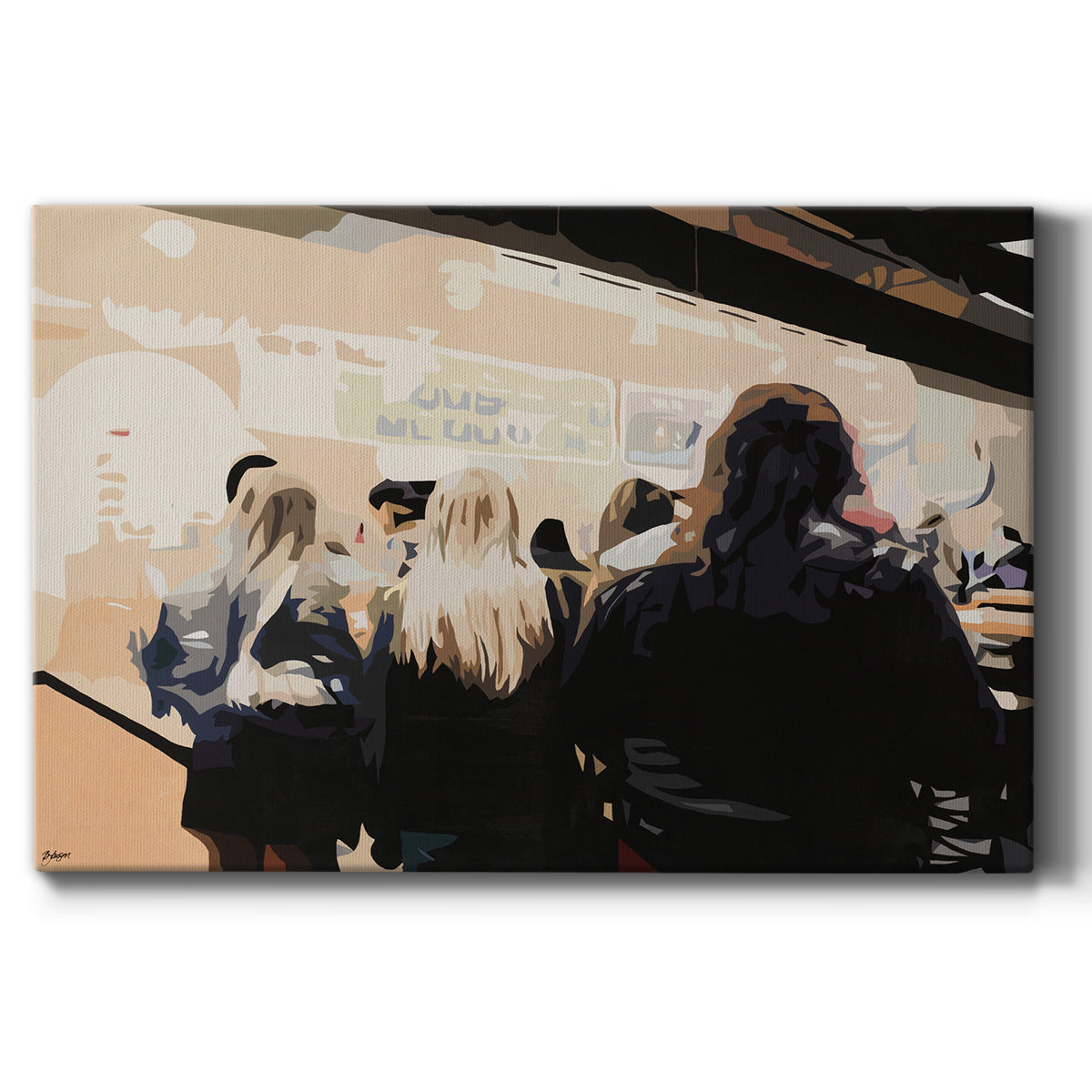 Late Night Queue - Canvas Art Print