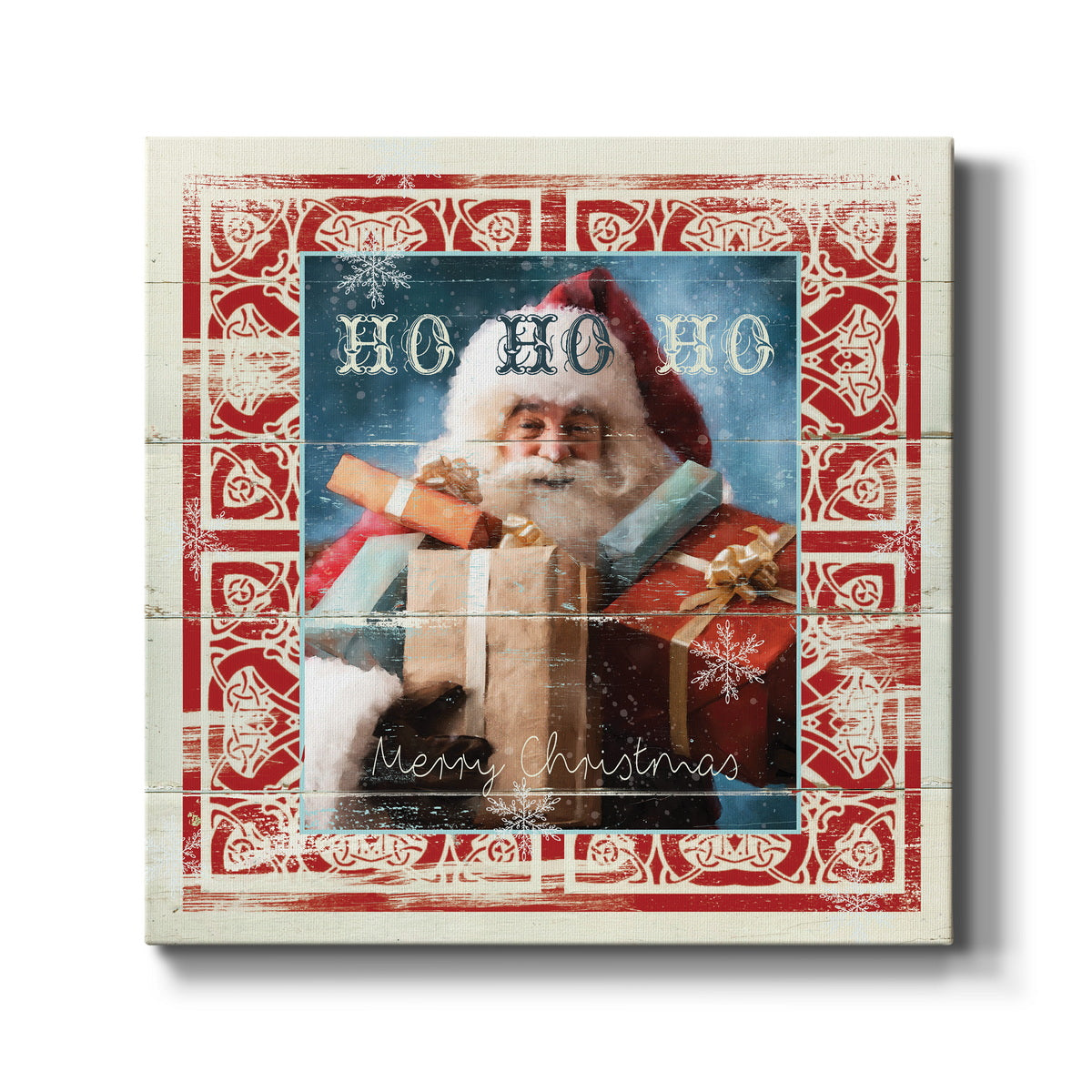Shiplap Santa - Canvas Art Print