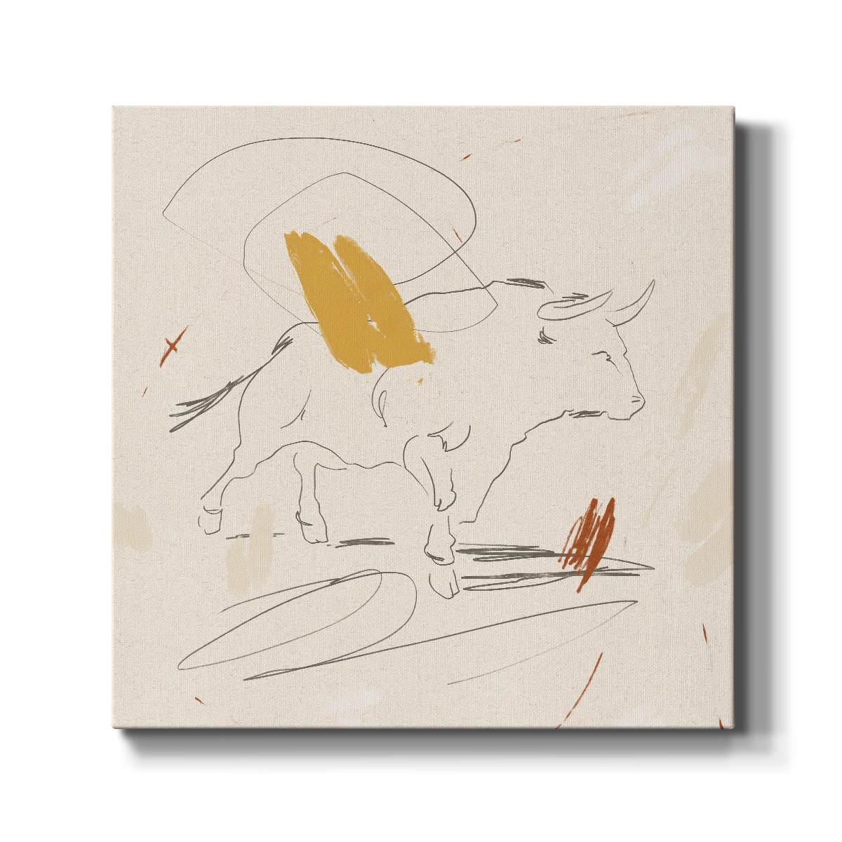 Big Bull I - Canvas Art Print