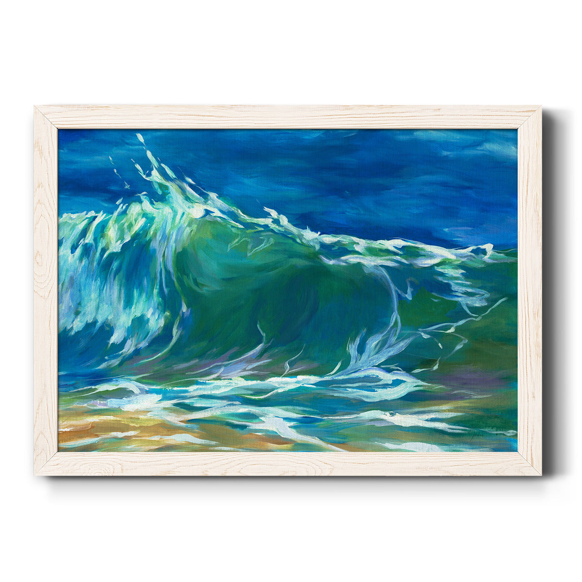 Green Flash-Premium Framed Canvas - Ready to Hang