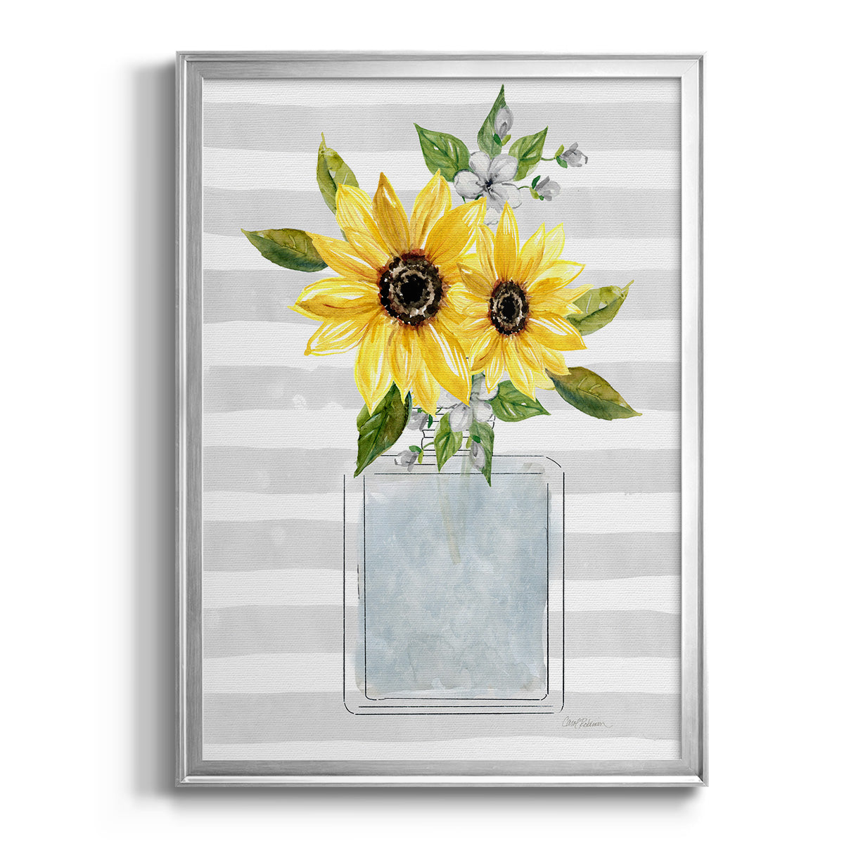 Sunflower Perfume I Premium Framed Print - Ready to Hang