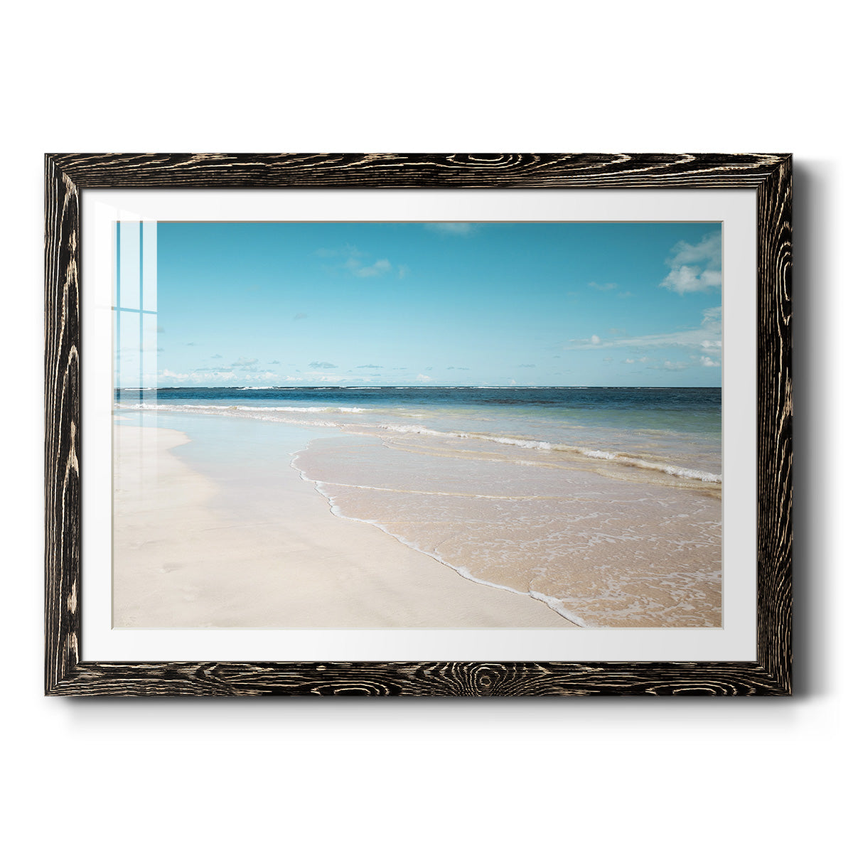Sugar Sand Beach-Premium Framed Print - Ready to Hang