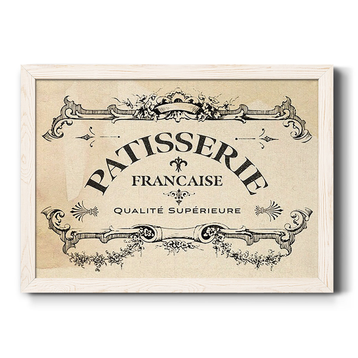 Antique French Label I-Premium Framed Canvas - Ready to Hang