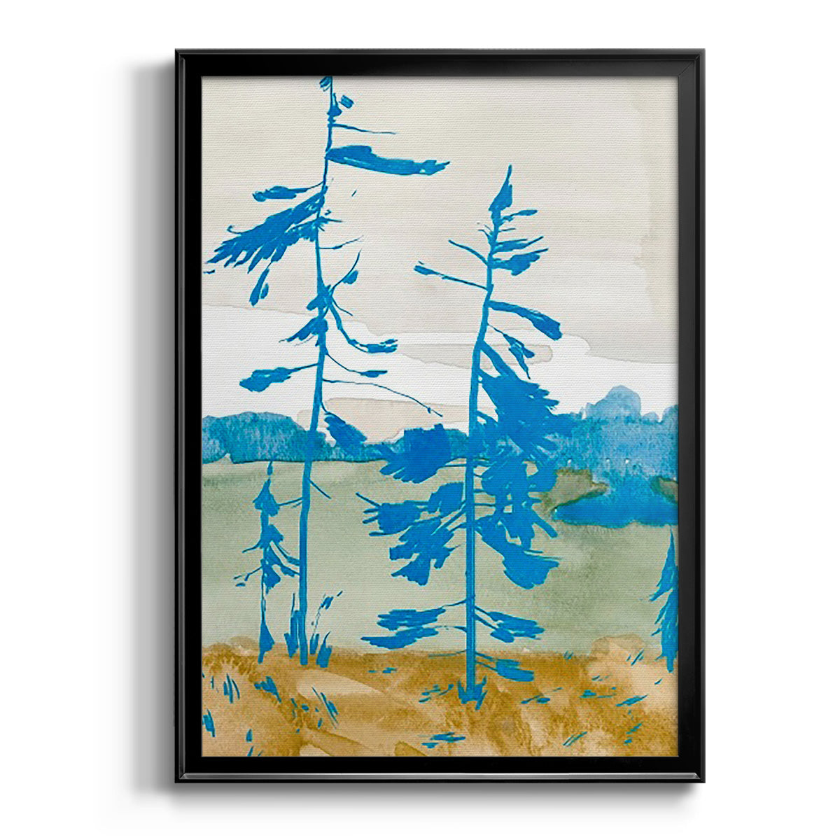 Cerulean Spruce I Premium Framed Print - Ready to Hang