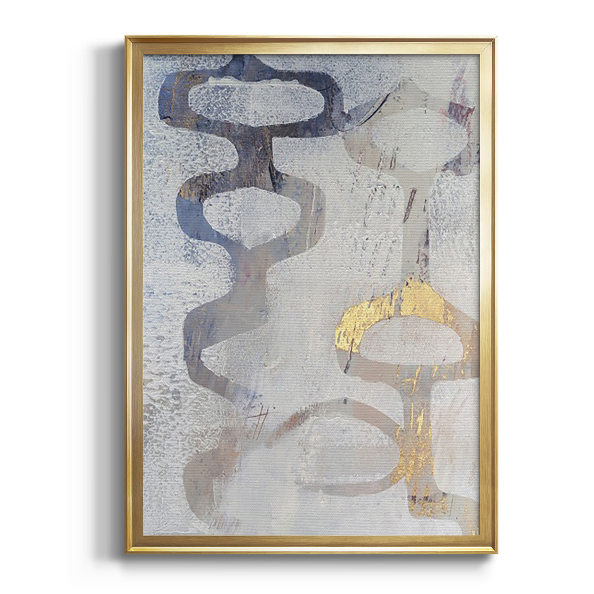 Soft Half Shell I - Modern Framed Canvas Print