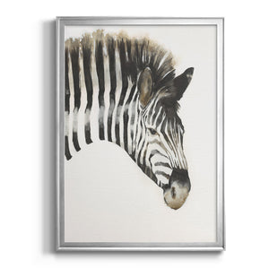 Zebra Stripes Premium Framed Print - Ready to Hang