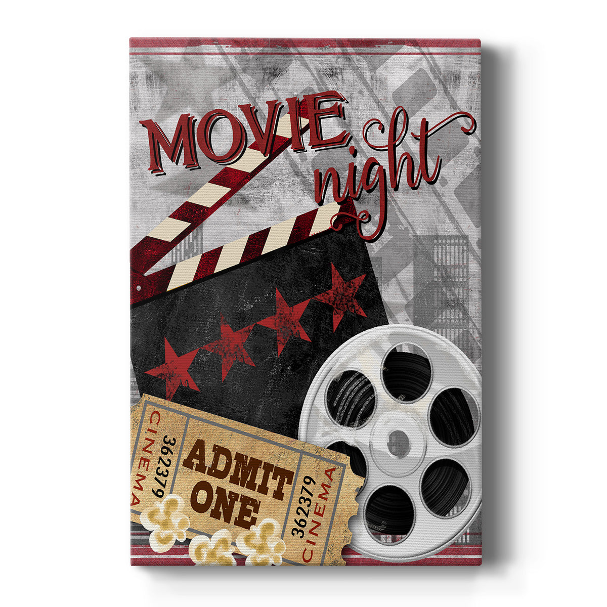Movie Night II - Canvas Art Print