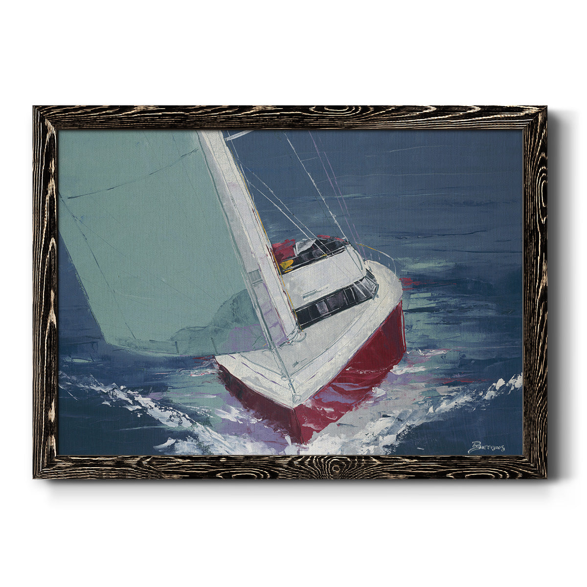 Day Sailing-Premium Framed Canvas - Ready to Hang