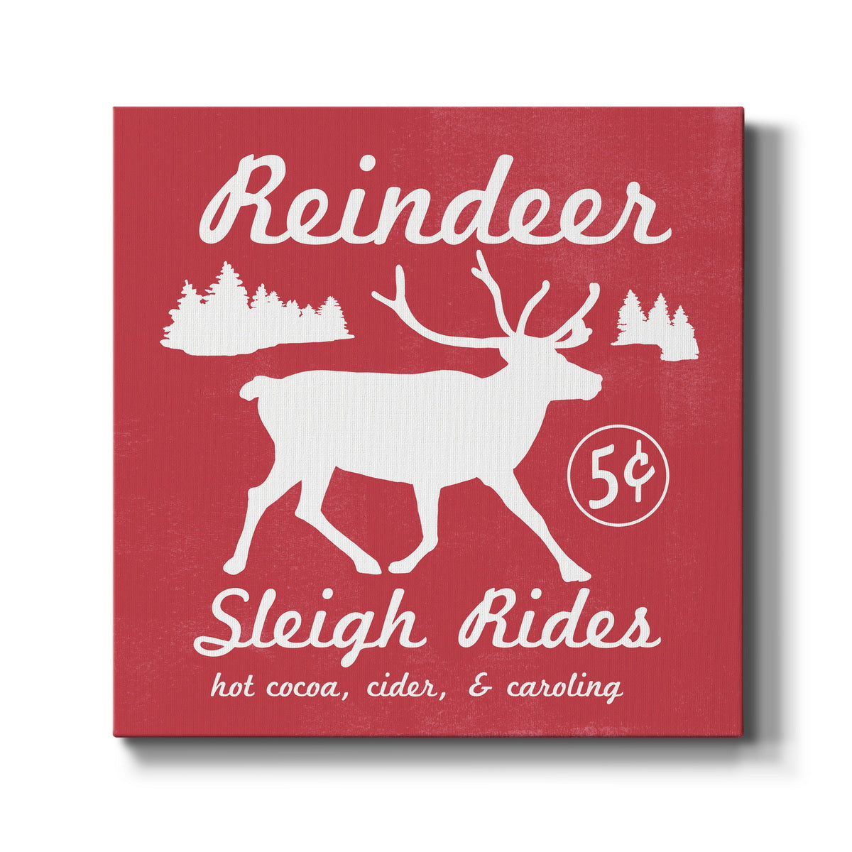 Reindeer Rides I - Canvas Art Print