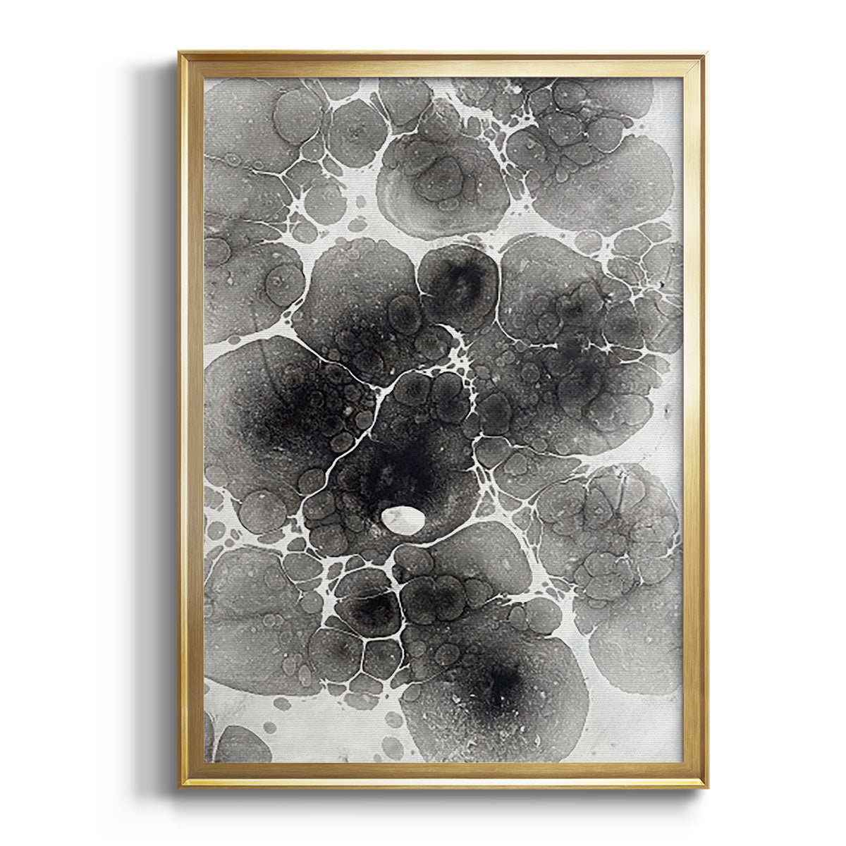 Sepia Botanical Journal I - Modern Framed Canvas Print