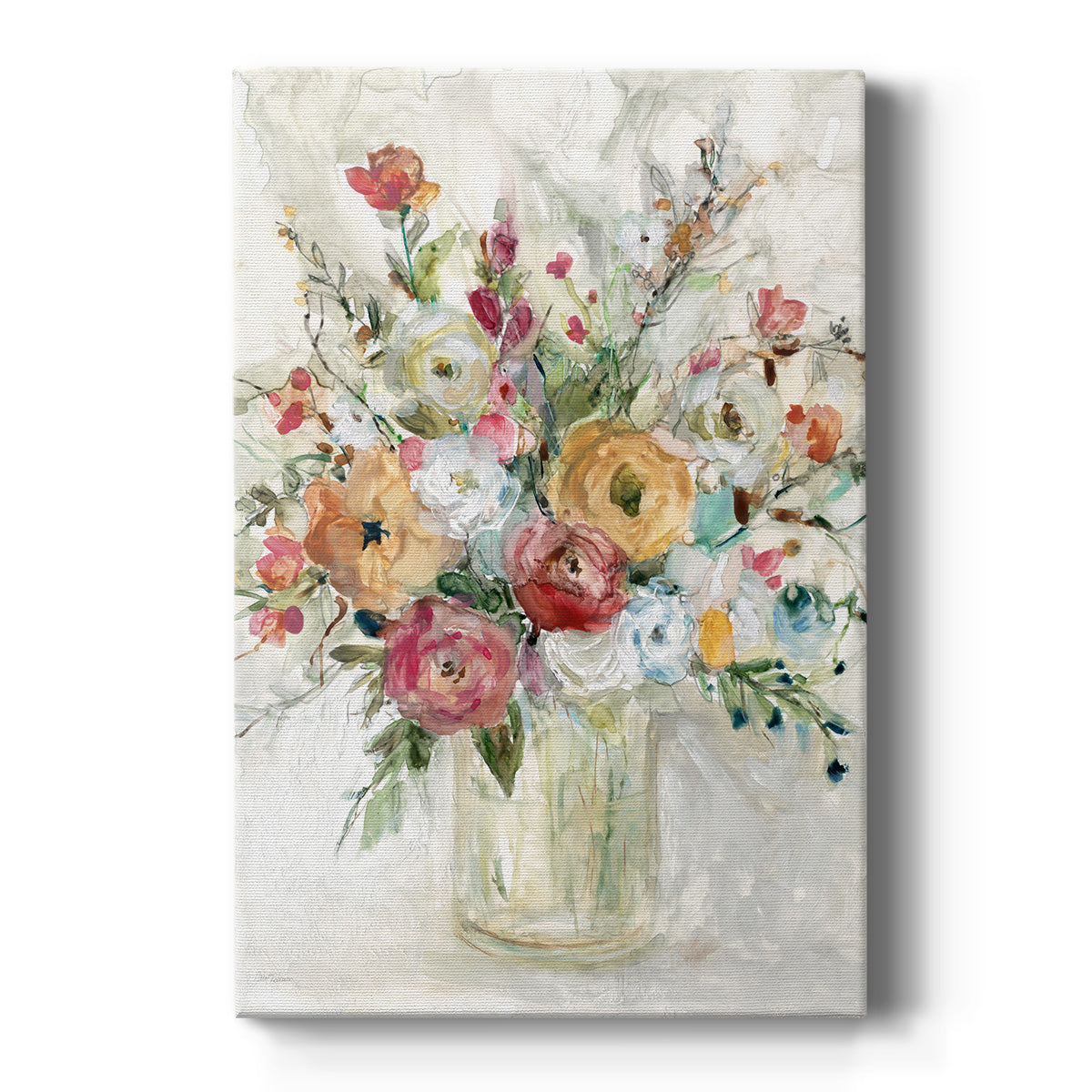Contemporary Bouquet Premium Gallery Wrapped Canvas - Ready to Hang