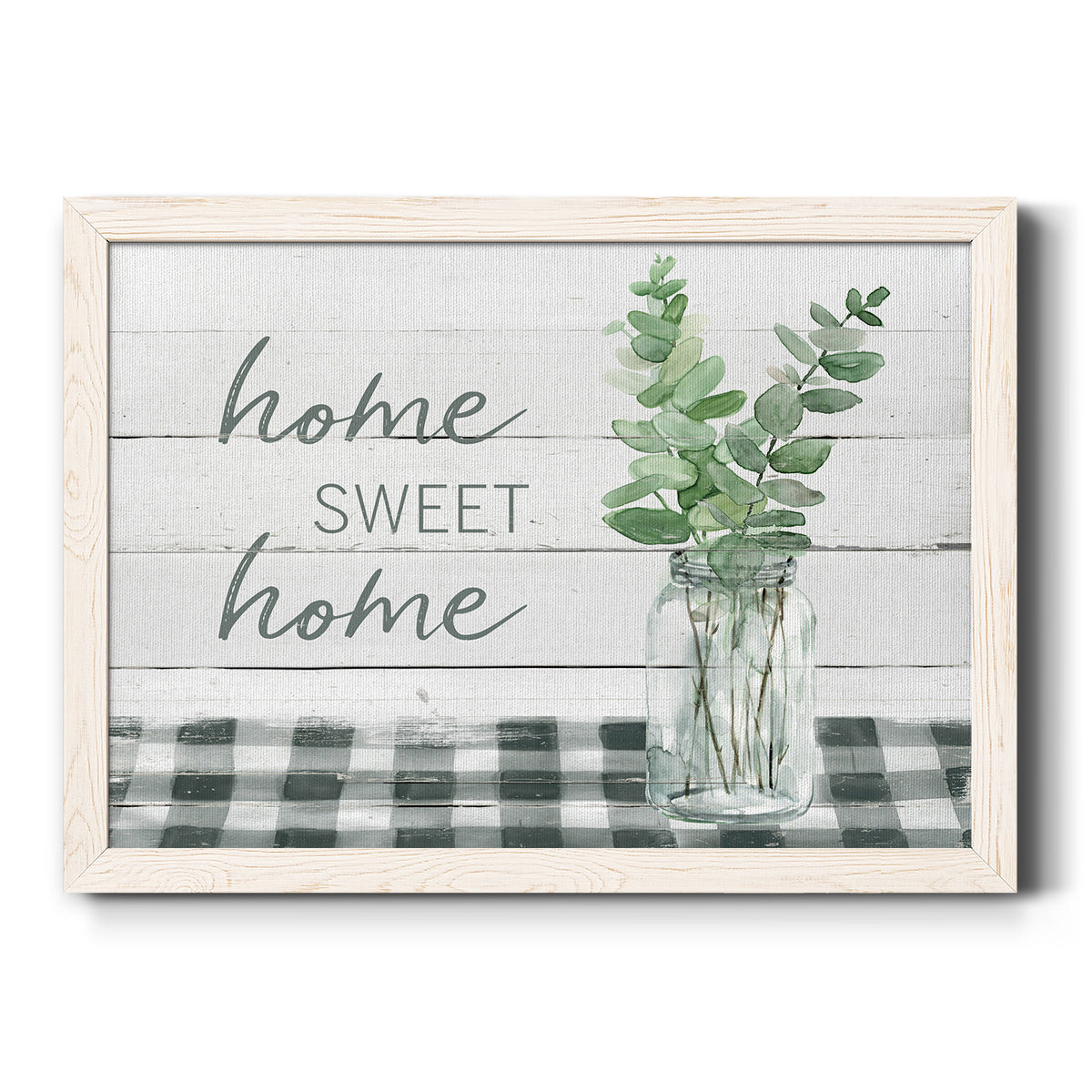Eucalyptus Home Sweet Home-Premium Framed Canvas - Ready to Hang