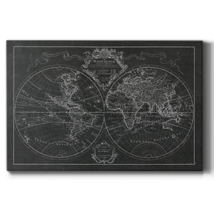 MONDE MAP - Canvas Art Print