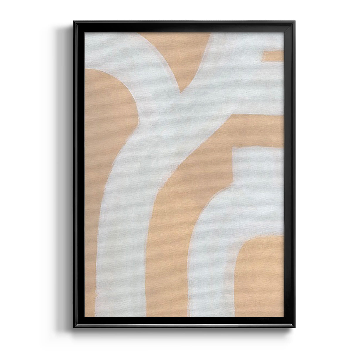 Neutral Winding Paths I Premium Framed Print - Ready to Hang