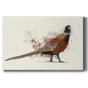 Pheasant Splash 2 Premium Gallery Wrapped Canvas - Ready to Hang