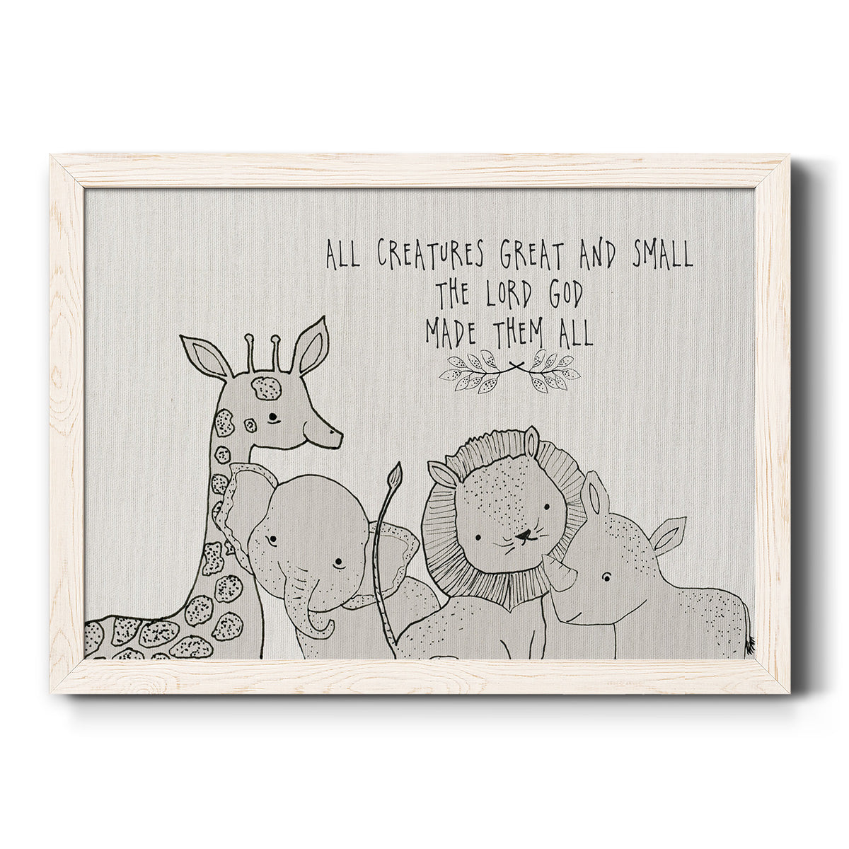 All Creatures-Premium Framed Canvas - Ready to Hang