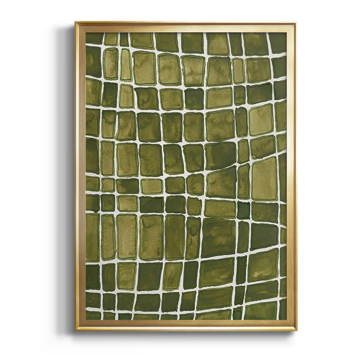 Soft Half Shell I - Modern Framed Canvas Print