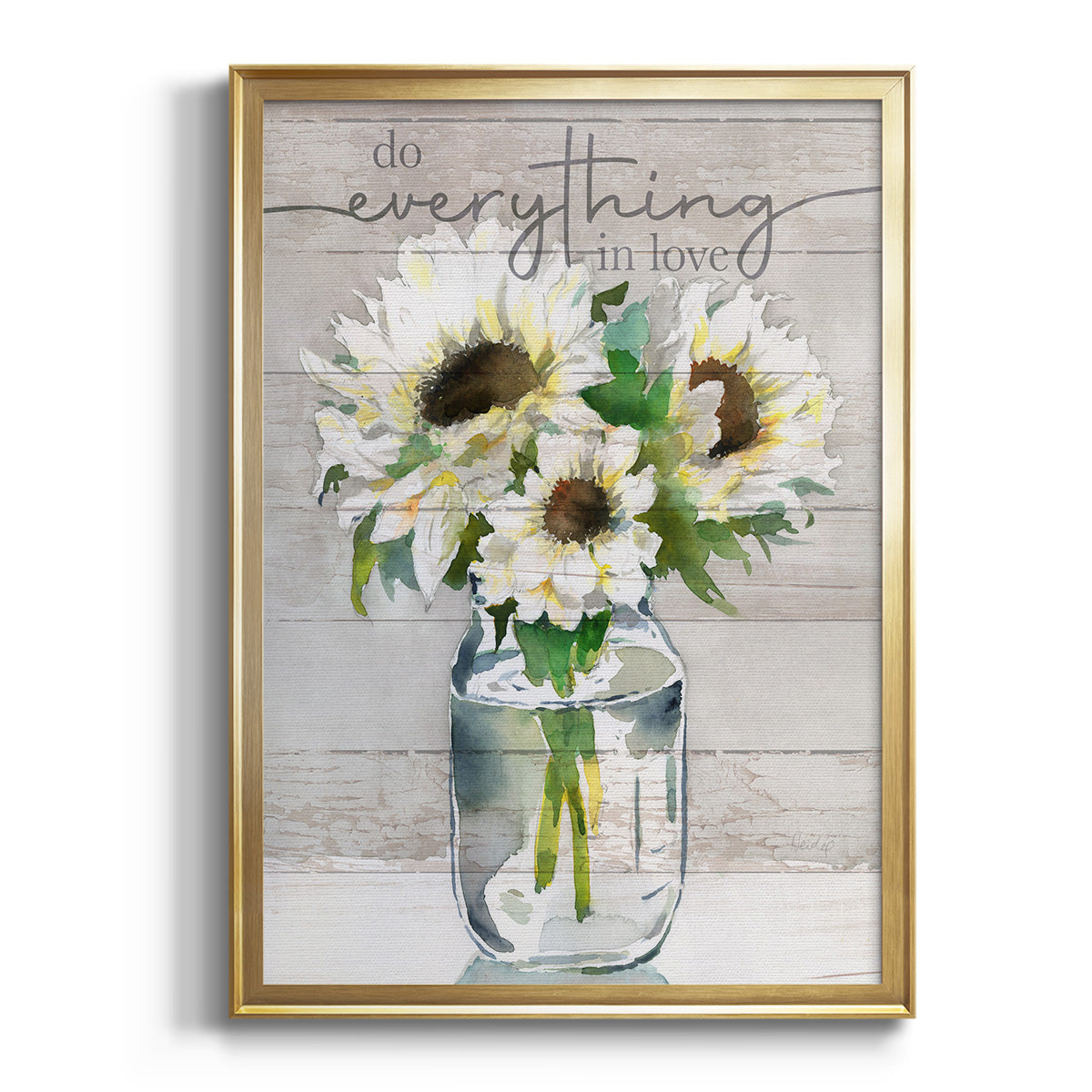 Sepia Botanical Journal I - Modern Framed Canvas Print