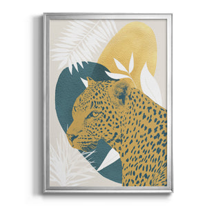 Sepia Botanical Journal I - Modern Framed Canvas Print