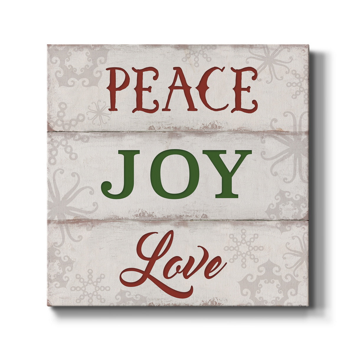 Peace Joy Love - Canvas Art Print