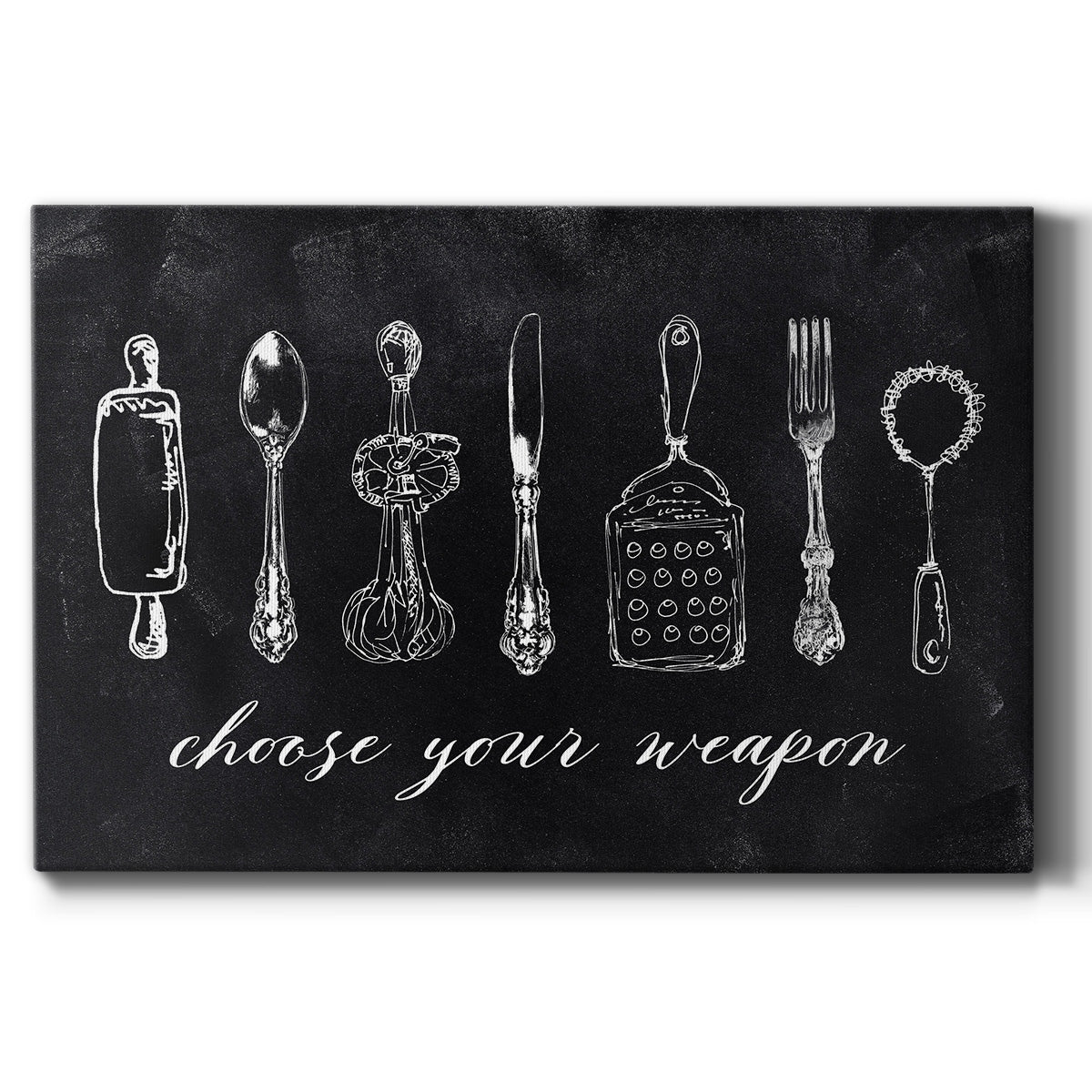Choose Your Weapon - Canvas Art Print