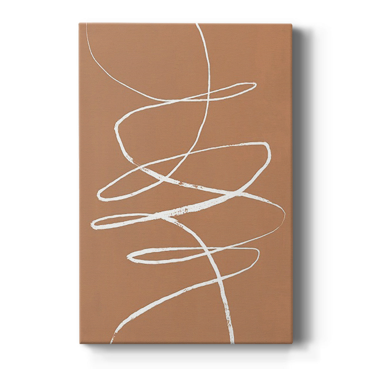 Terracotta Drift II Premium Gallery Wrapped Canvas - Ready to Hang