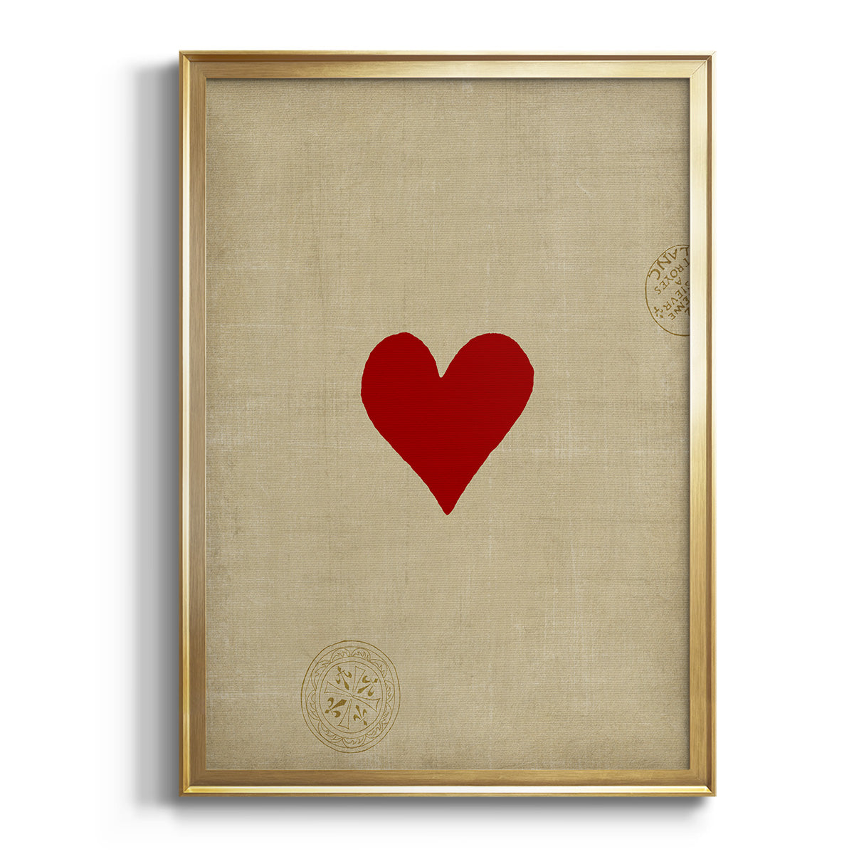 Soft Half Shell I - Modern Framed Canvas Print