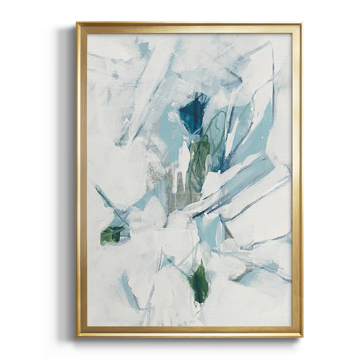 Soft Half Shell I - Modern Framed Canvas Print