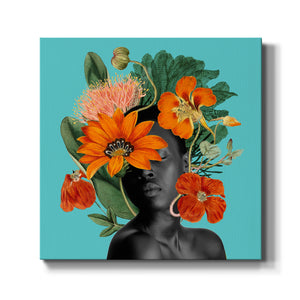 Tangerine Tropics I-Premium Gallery Wrapped Canvas - Ready to Hang