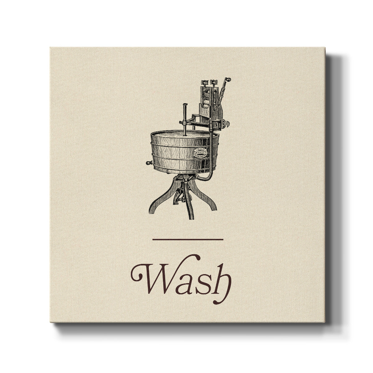 Laundry Sign I - Canvas Art Print