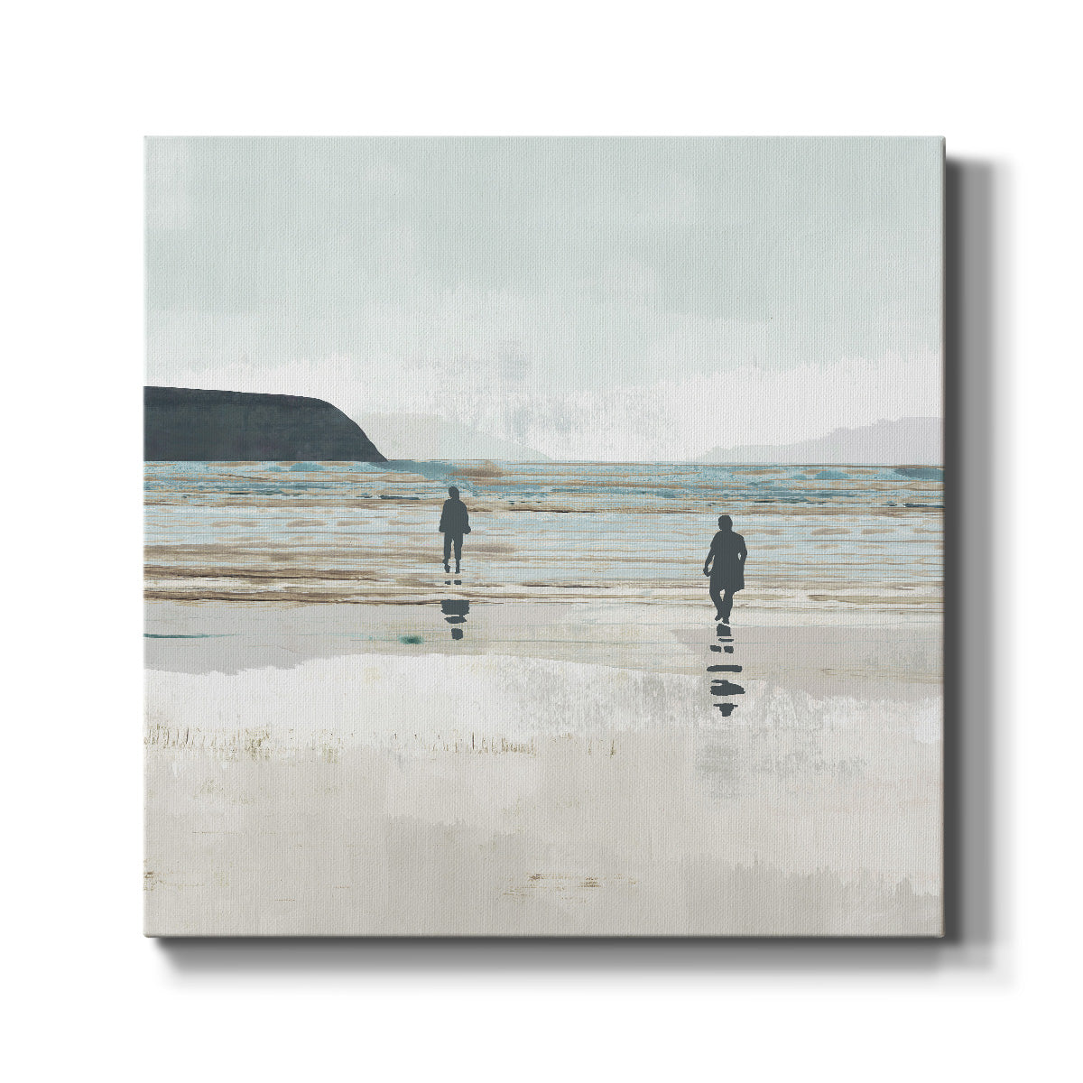 Beach Walking III-Premium Gallery Wrapped Canvas - Ready to Hang