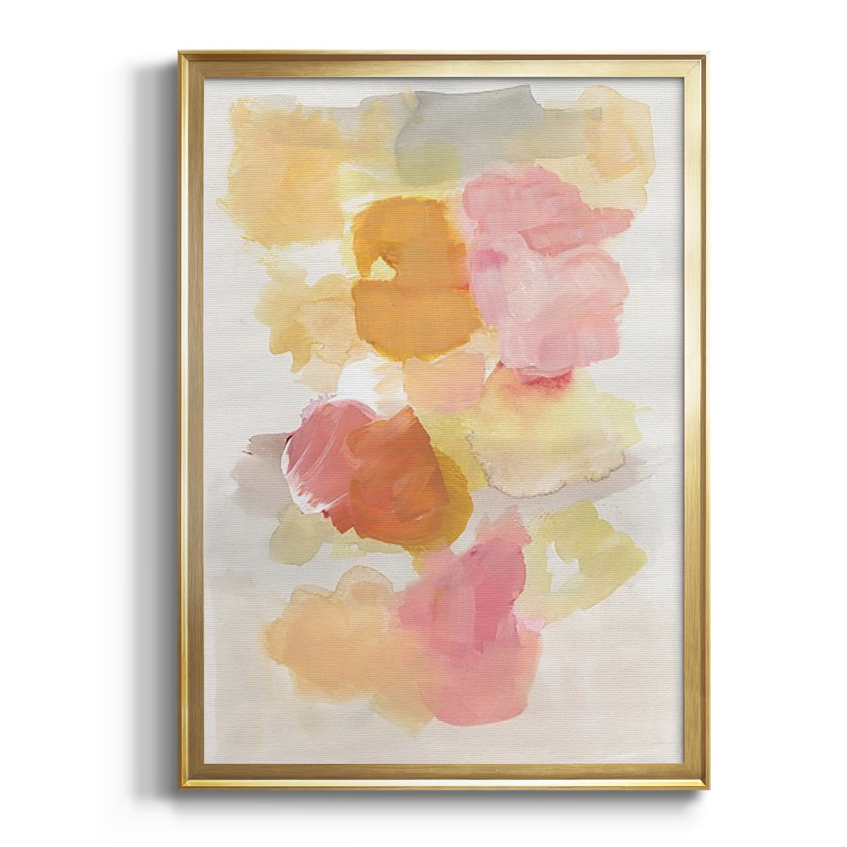 Sepia Botanical Journal I - Modern Framed Canvas Print