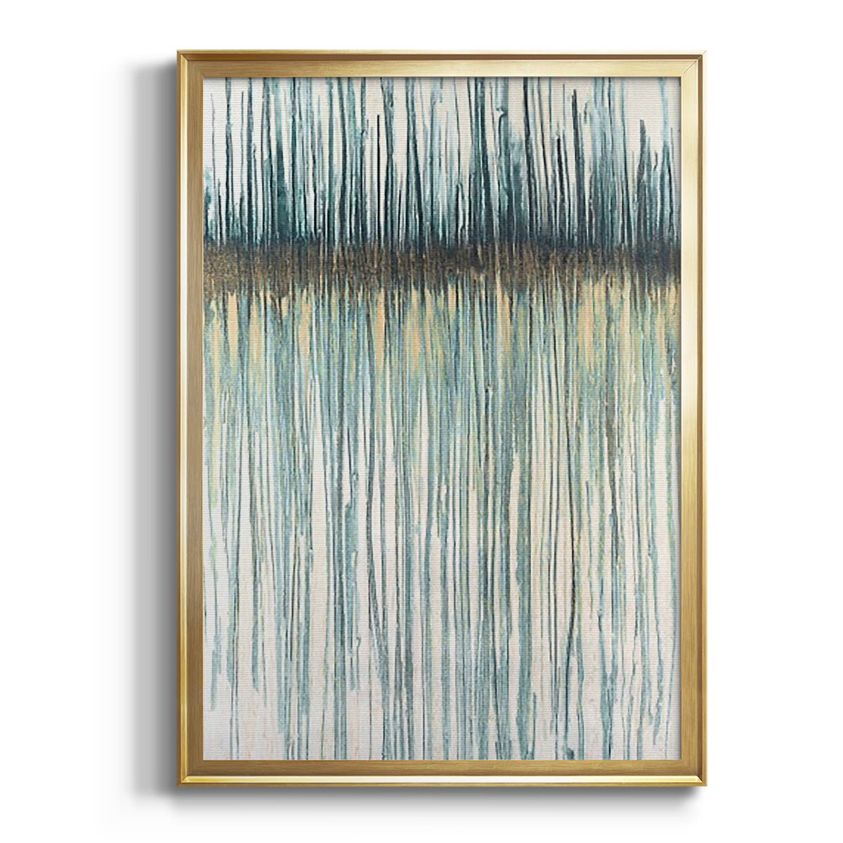 Sepia Botanical Journal I - Modern Framed Canvas Print