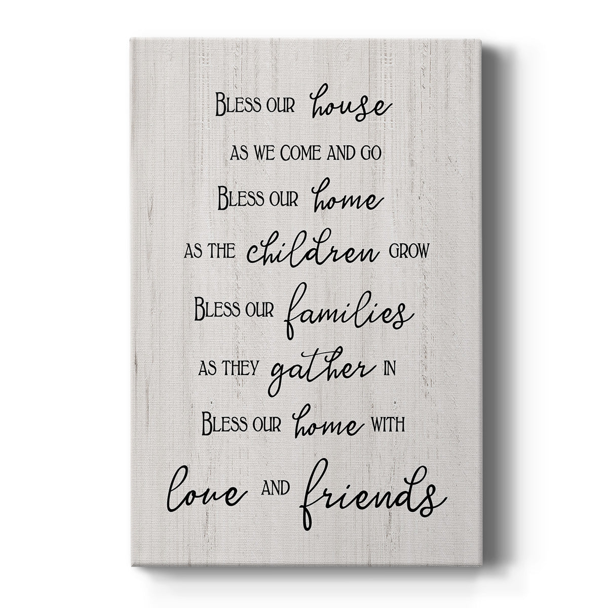 Love and Friends Premium Gallery Wrapped Canvas - Ready to Hang