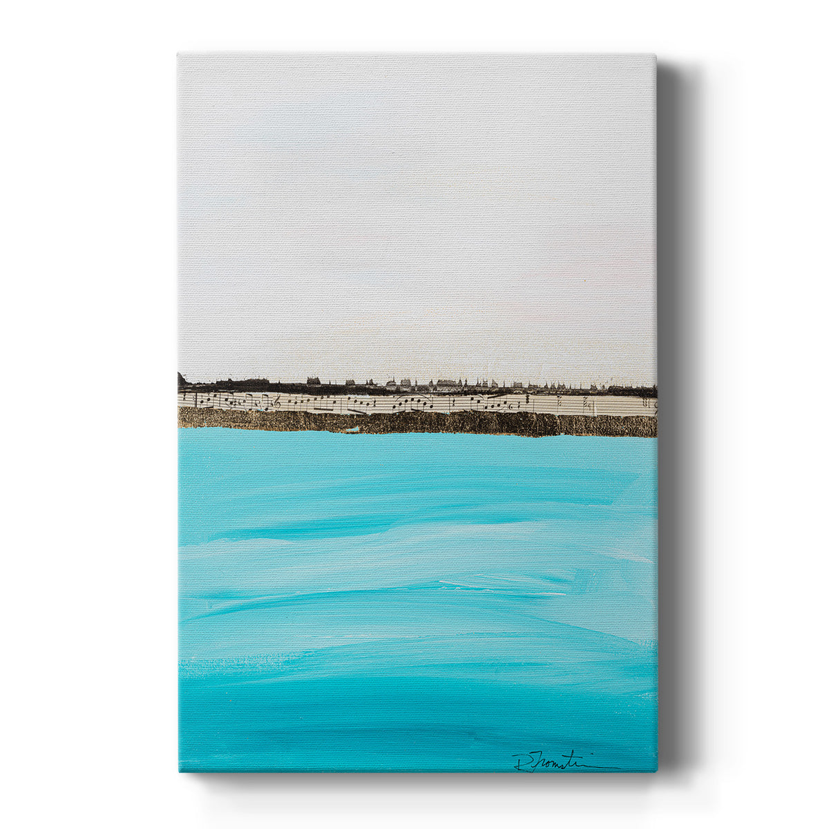 Harmony in Turquiose - Canvas Art Print