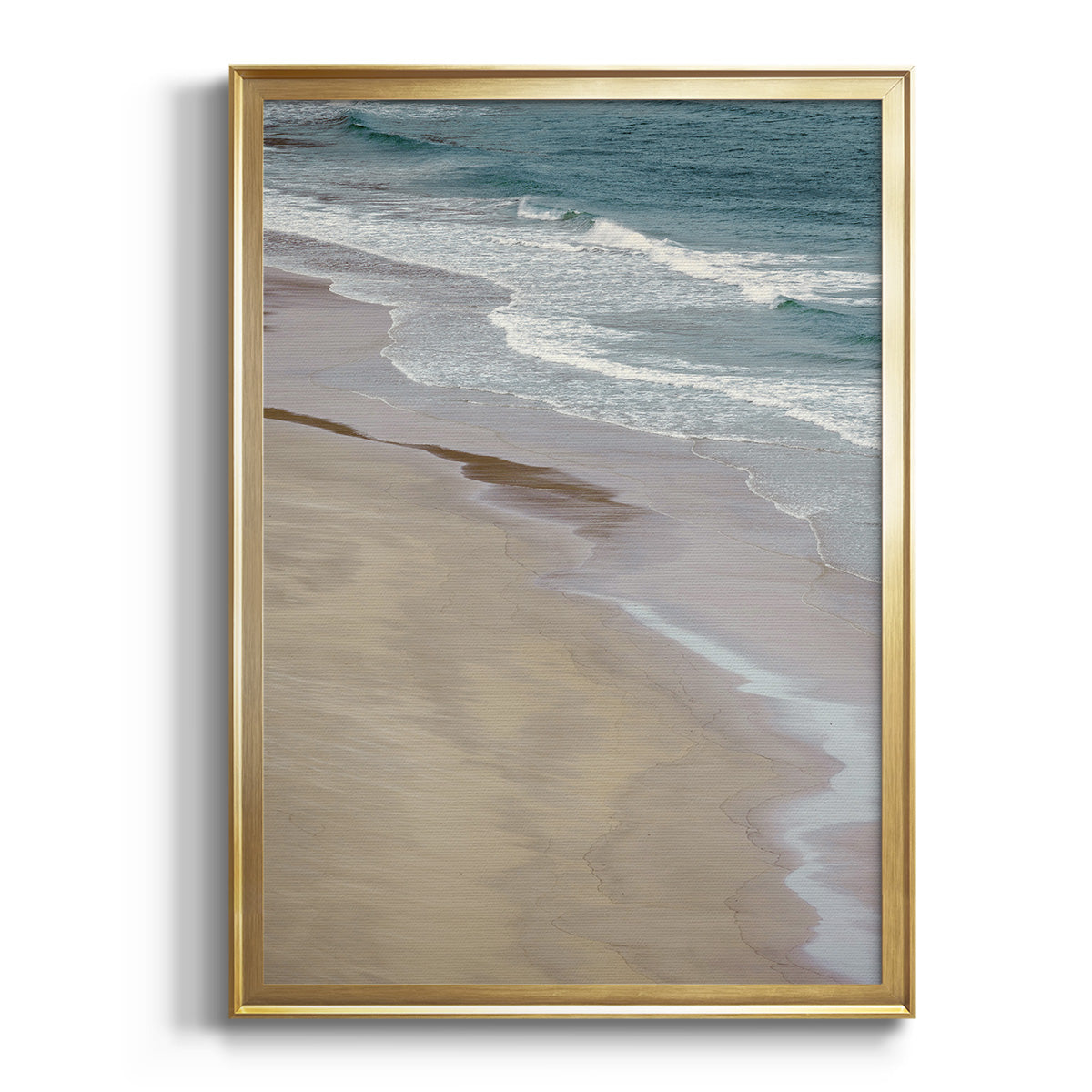 Soft Half Shell I - Modern Framed Canvas Print