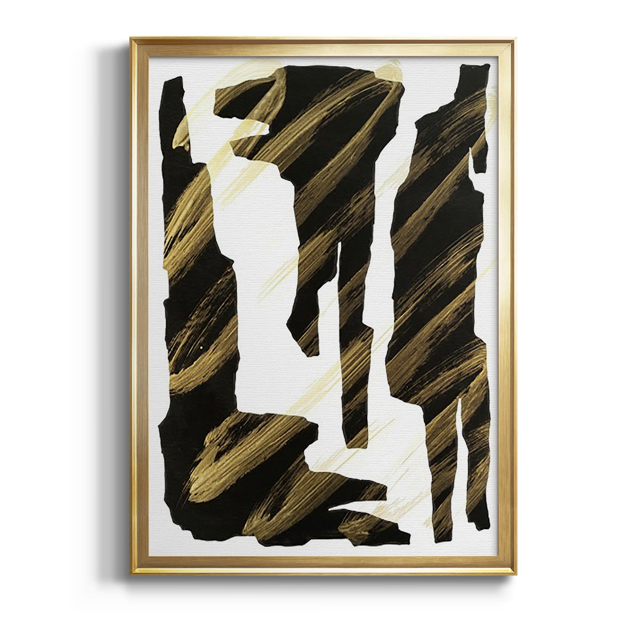 Sepia Botanical Journal I - Modern Framed Canvas Print