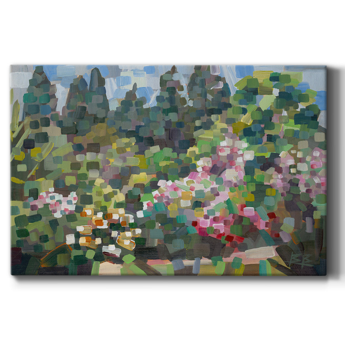 Arboretum in Spring Premium Gallery Wrapped Canvas - Ready to Hang