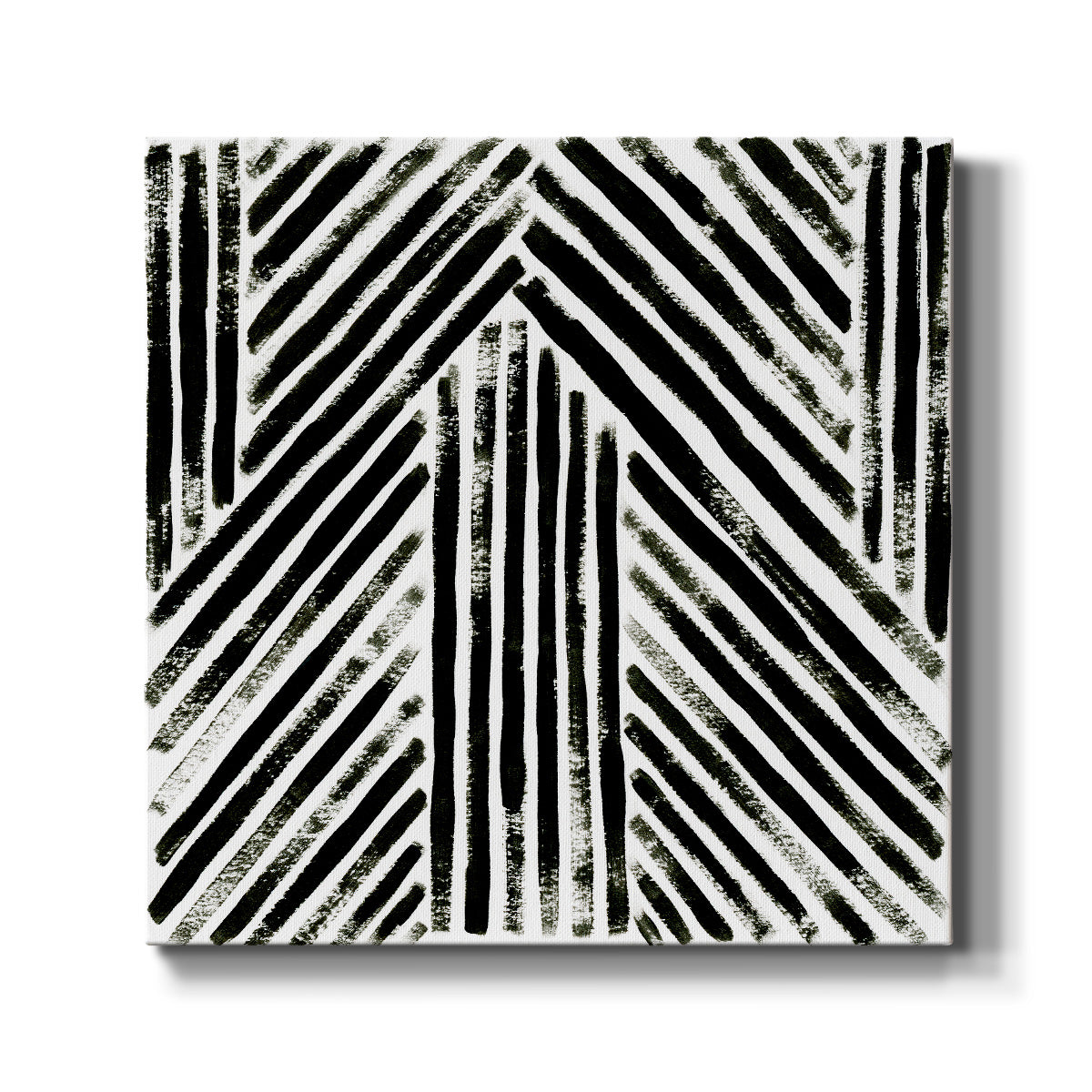 Concentric Ink II - Canvas Art Print