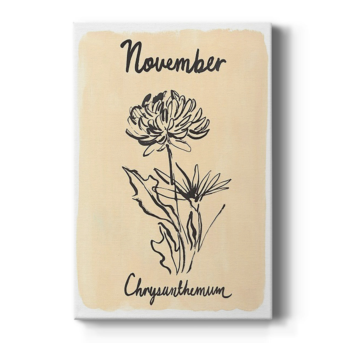 Birth Month XI - Canvas Art Print