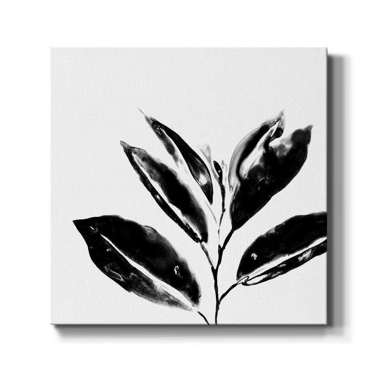 Monochrome Tropic IV - Canvas Art Print