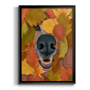 Sniffing Out Autumn Premium Framed Print - Ready to Hang