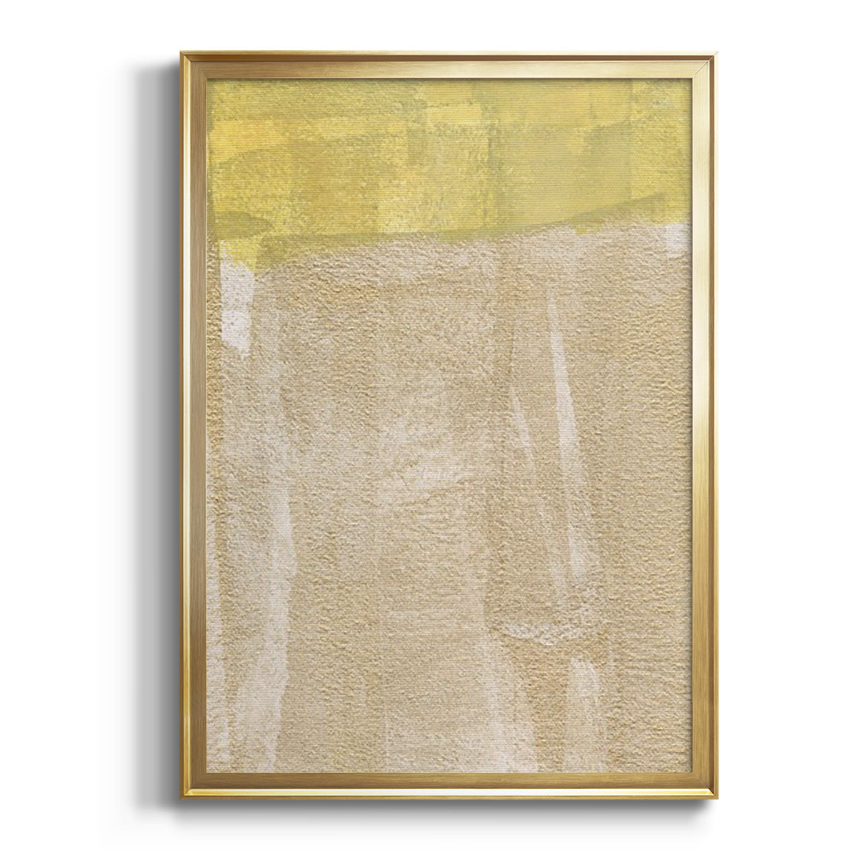 Soft Half Shell I - Modern Framed Canvas Print